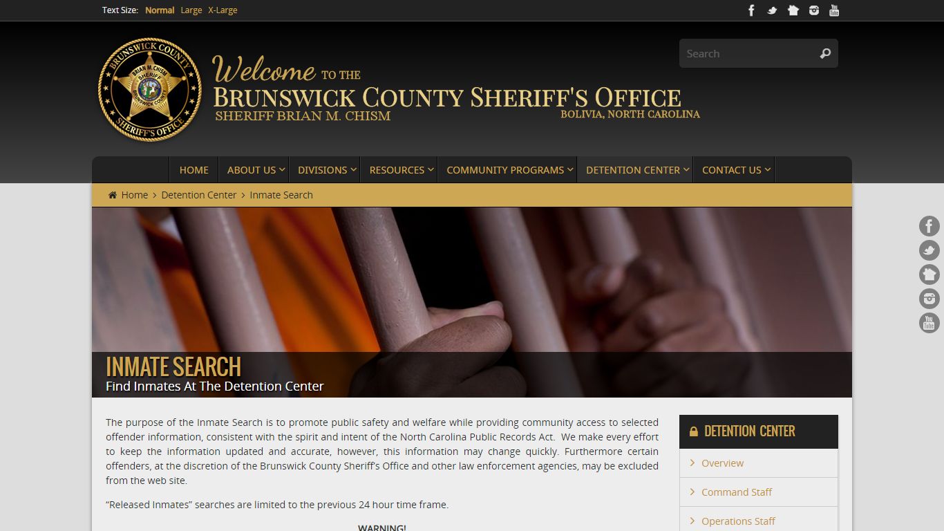 Inmate Search | Brunswick County Sheriff's Office