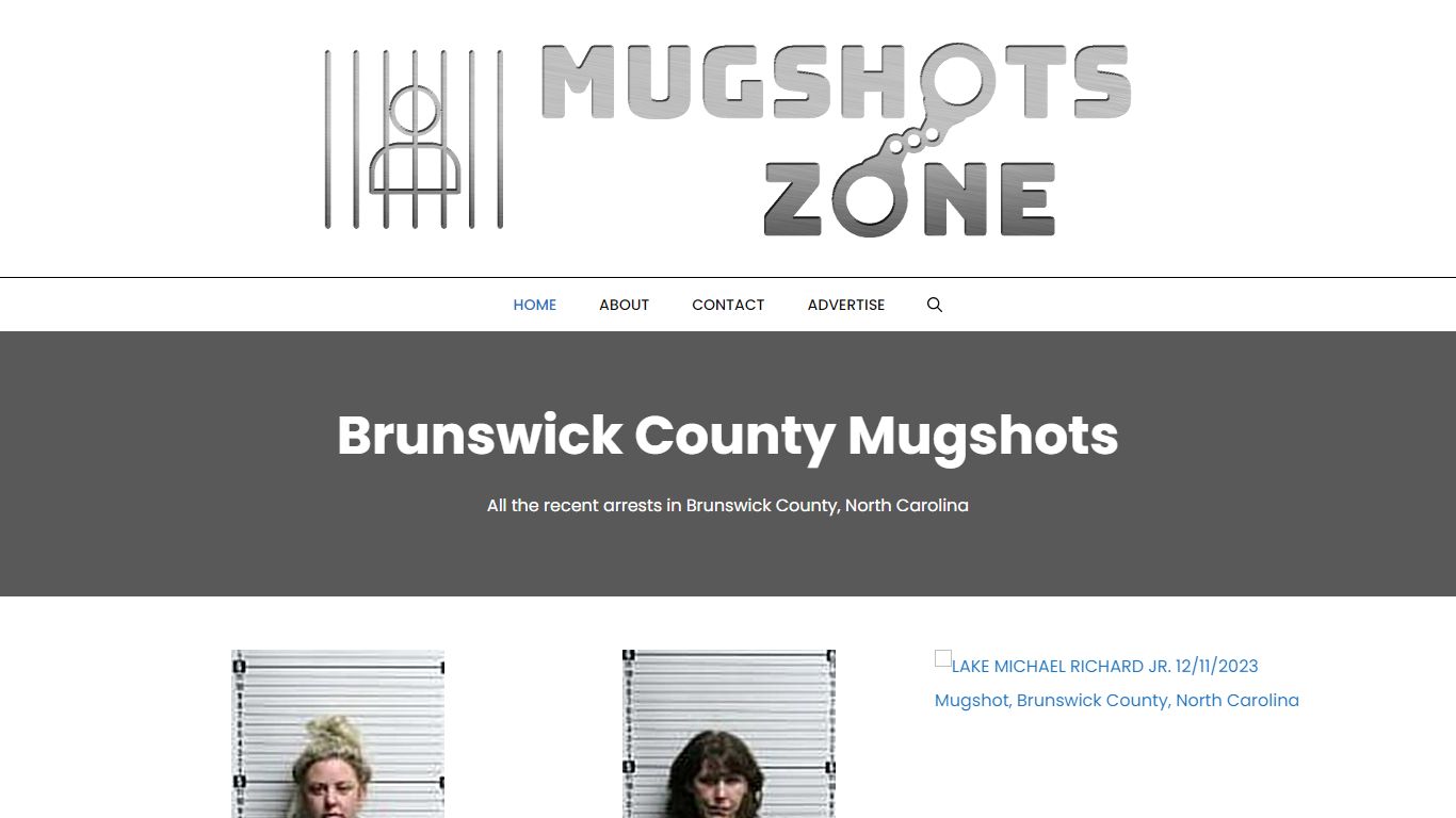 Brunswick County Mugshots Zone